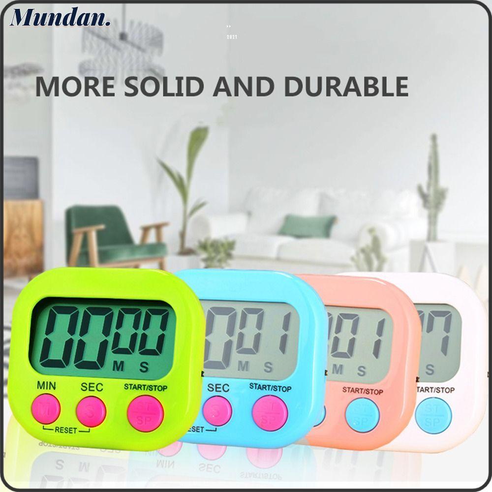 MUNDAN Digital Visual Timer, Plastics Big Digits Kitchen Timer, LCD ...