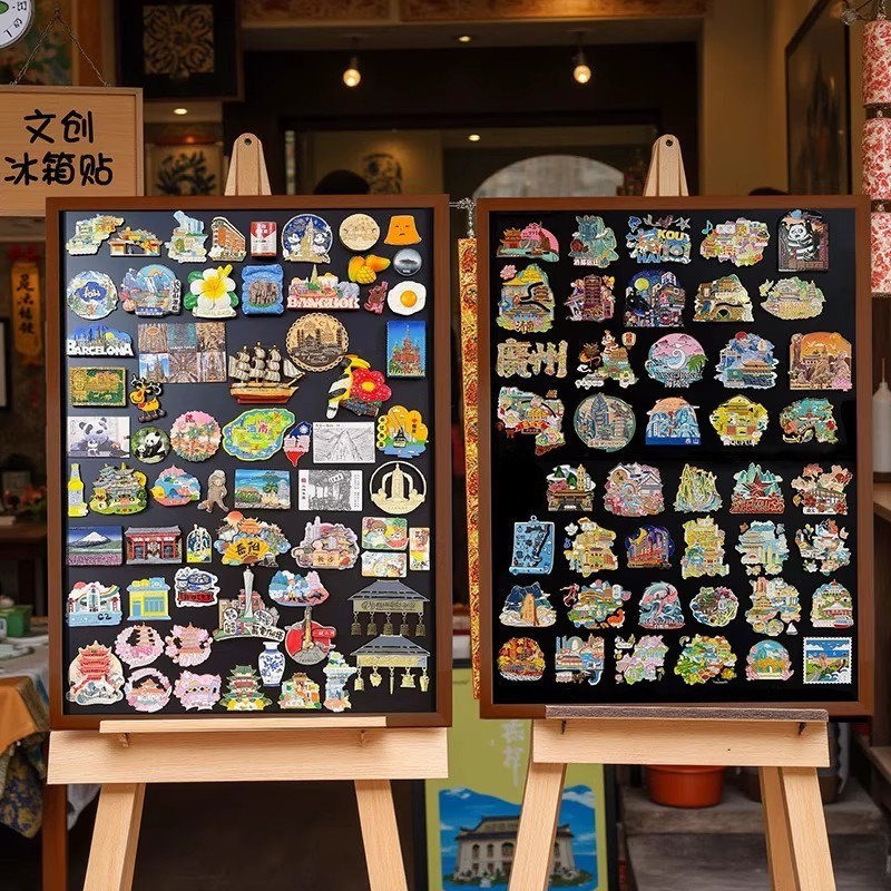 Refrigerator Stickers Display Board Magnetic Makeup Wall Message Board ...
