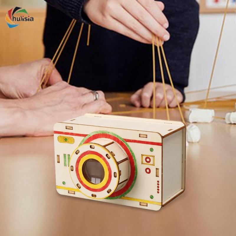 chulisia Kids DIY Assembly Camera Obscura Science Kit Physics Model 4 ...