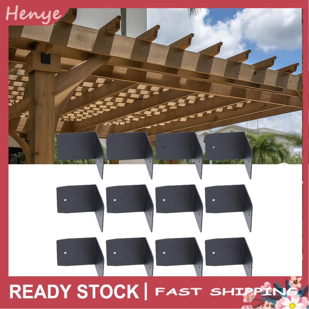 Henye Yechiry 12Pcs Pergola Hardware Rafter Clips Wood Batten ...