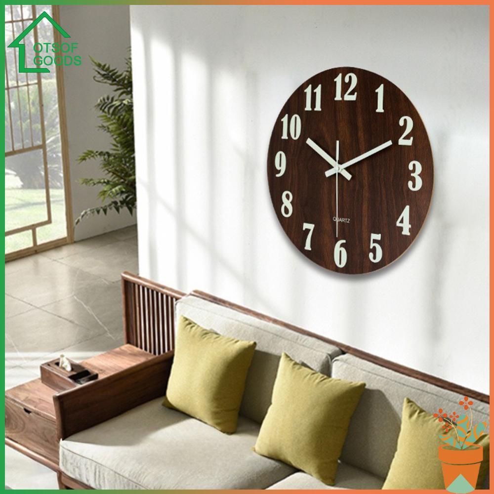 12 Inch Silent Glow Night Lights Battery Operated Luminous Digital ...