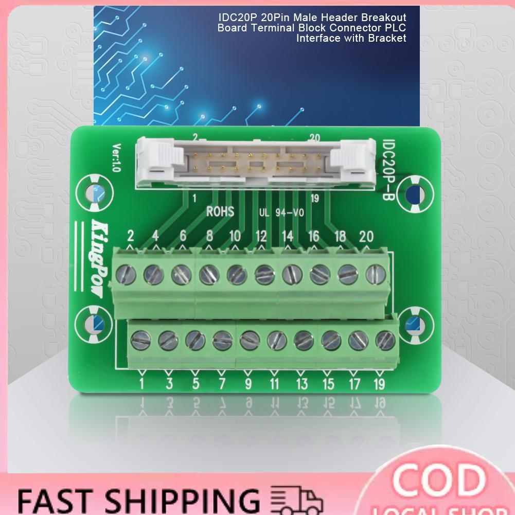 livingspace1-MY IDC20P Male Header Breakout Board Terminal Block ...