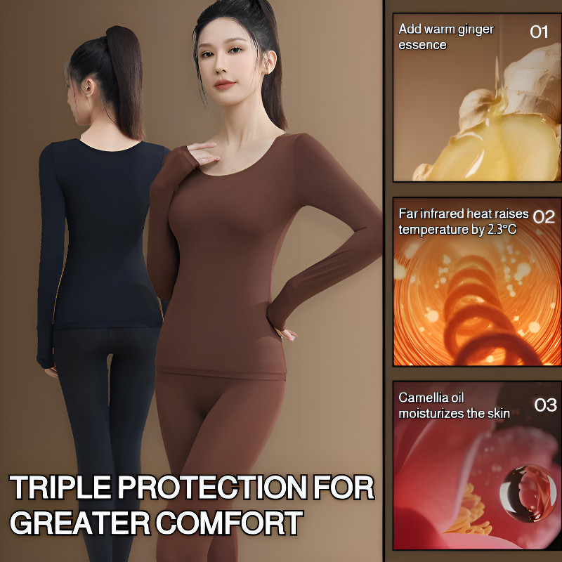 Heattech Innerwear Full Set超保暖肌底衣套/Long Johns Thermal Underwear- Keep ...