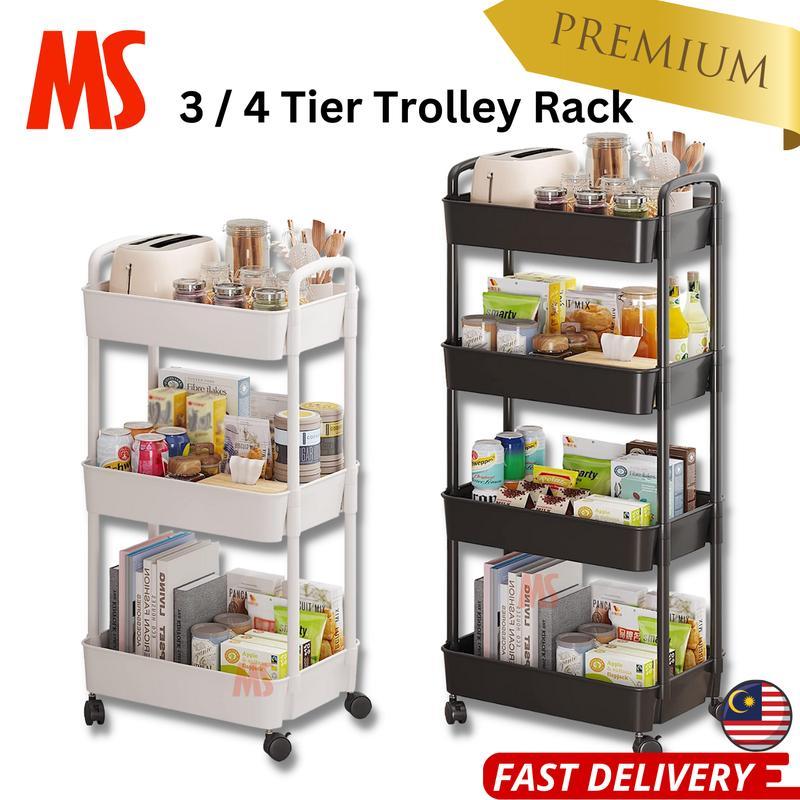 Rak Troli Barang Baby 3 Tier Multifunction Storage Trolley Rack Office ...