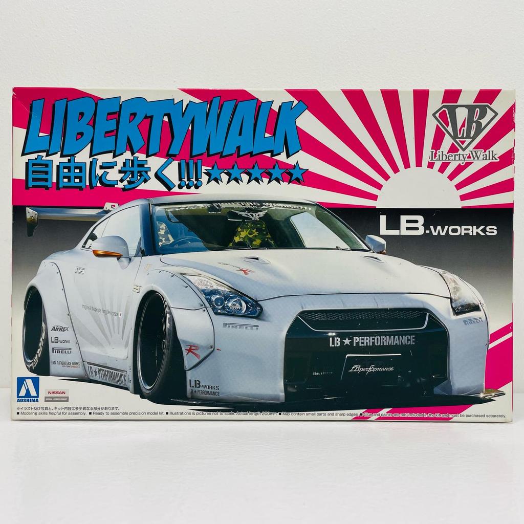 Liberty Walk Series No.10 Model Kits 1/24 LB Works R35GT-RVer.2 Japan ...
