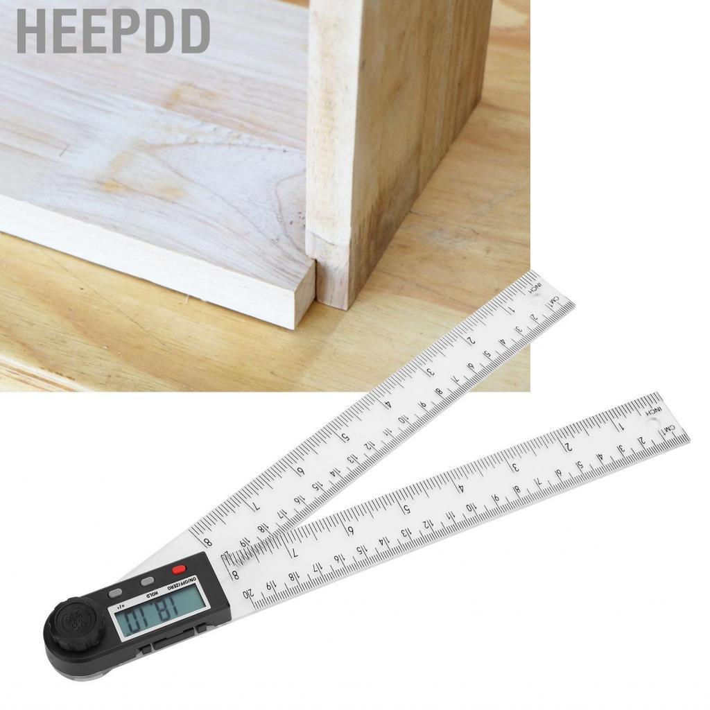 HEEPDD 360° Protractor Digital Display Vernier Angle Ruler 360 Degrees ...
