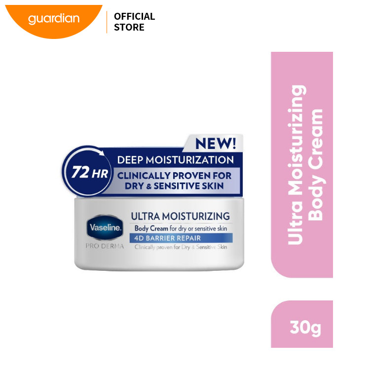 Vaseline Pro Derma 4 Ultra Moisturizing Body Cream 30g | Shopee Malaysia