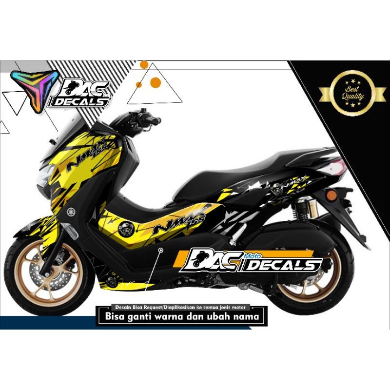 NMAX 155 Full Body Decal Sticker yellow graphic code 044 | Shopee Malaysia