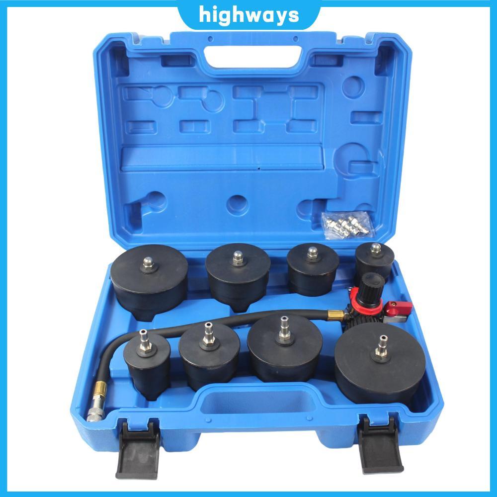 9 Pcs Turbo System Test Kit with 4 Pairs of Stepped Adapters Car ...
