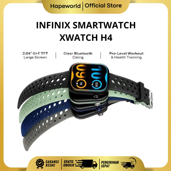 INFINIX XWATCH H4 SMARTWATCH XW4L 2.04INCH | Shopee Malaysia