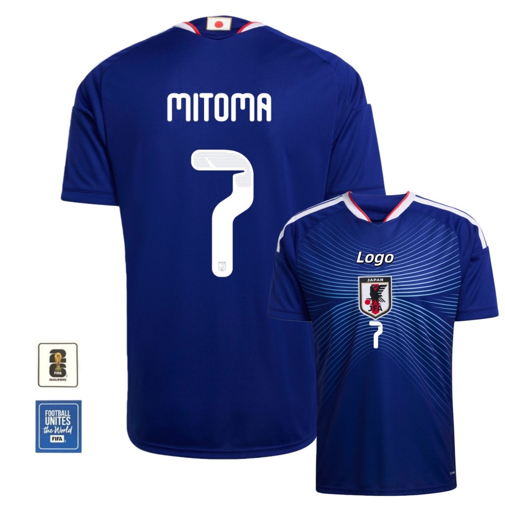 HONDA 新品　日本代表　サッカー　football L size Adidas Japan National Football Keisuke Honda JFA Men's Blue Jersey