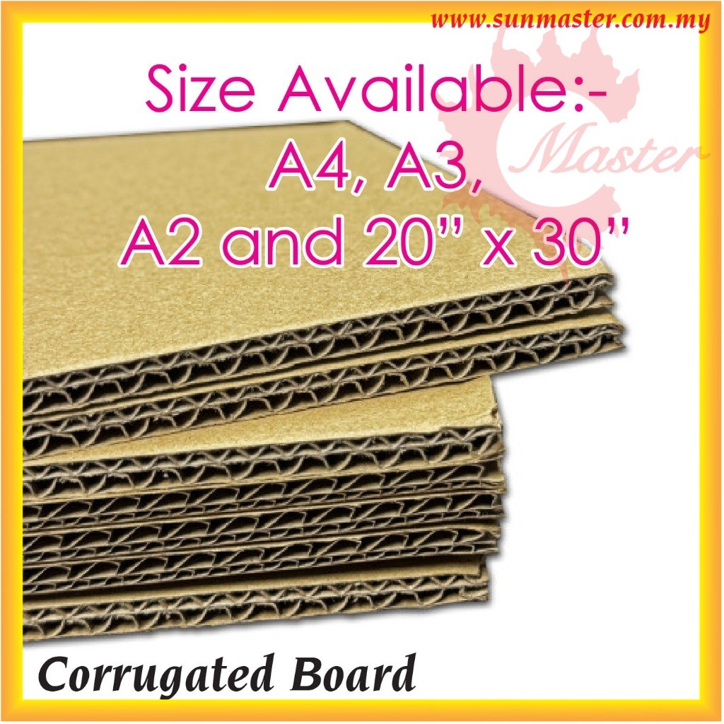 Corrugated Board A4 A3 7mm | Layer Pad Corrugated Board Double Wall ...
