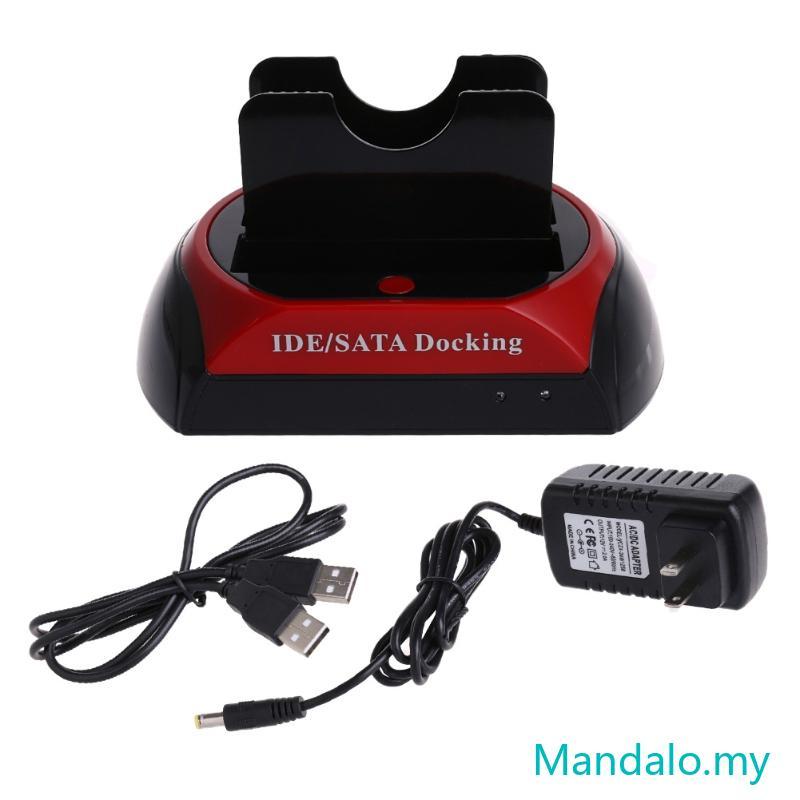 MEET Aluminum Hard Drive Docking Station USB 2 0 to IDE Dual Bay ...