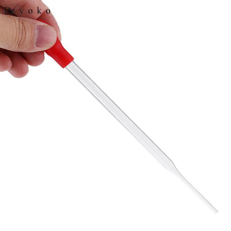 Devoko Set 5 Rubber Head Glass Dropper Glass Pipette Lab Laboratory ...