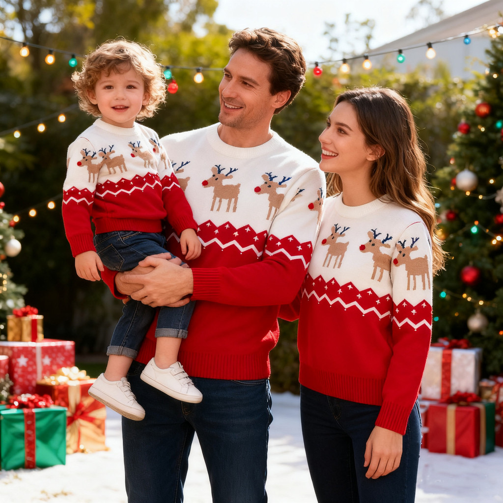 New Style European-American Autumn/Winter Christmas-Themed Matching ...