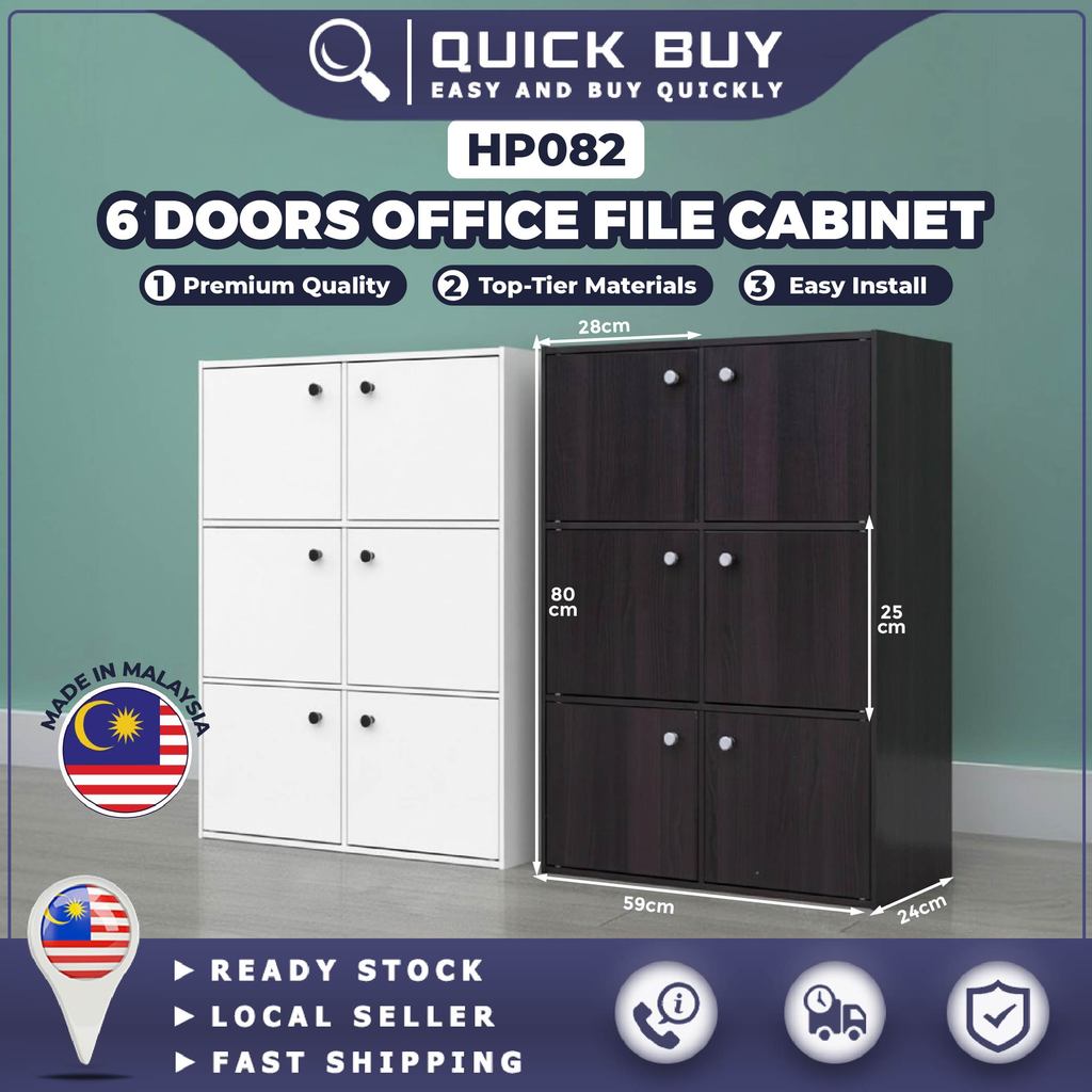 QB Kabinet Fail Pejabat 6 Pintu Almari Buku Budak Bertutup Rak Dapur ...