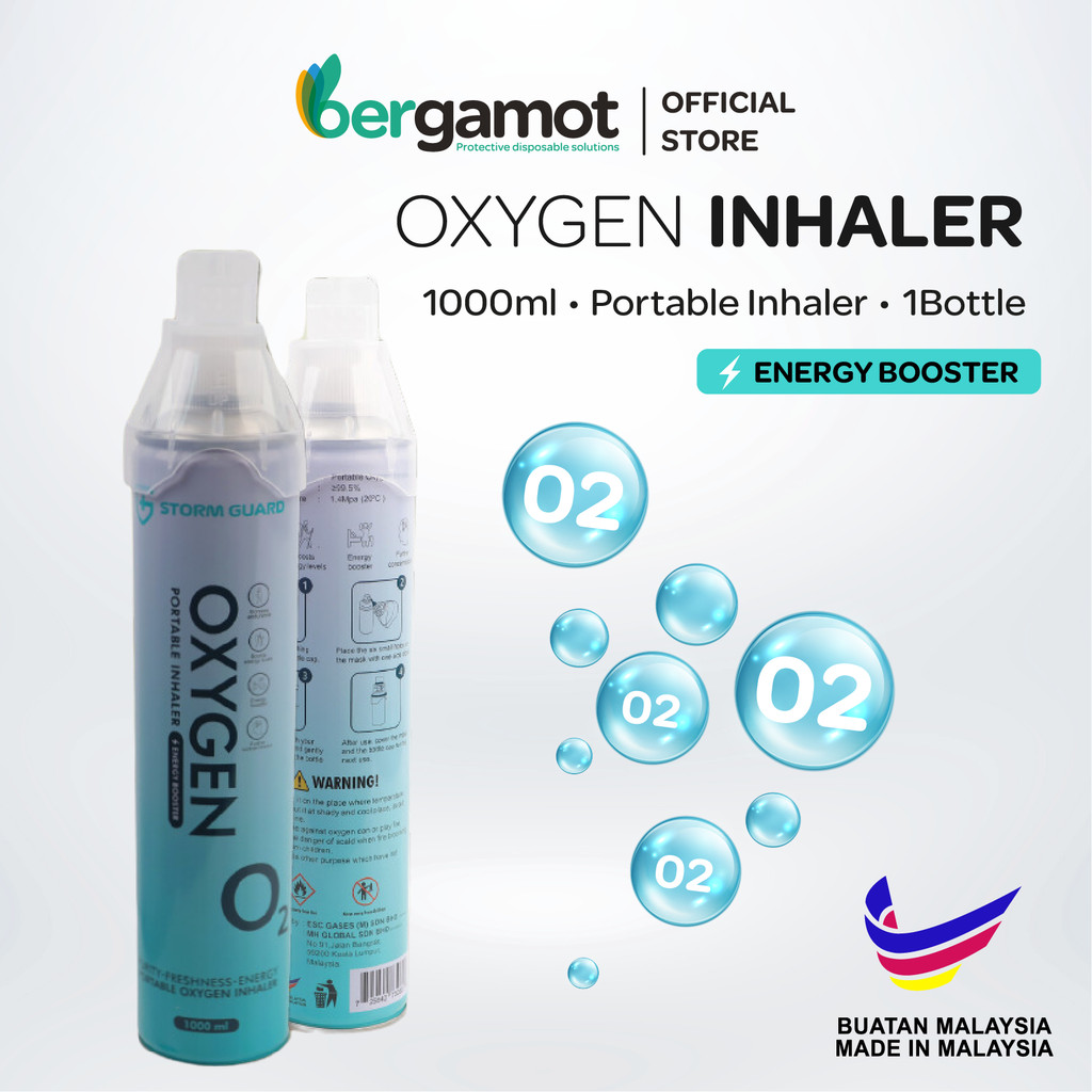 Portable Oxygen Inhaler Outdoor | Indoor | Sports (1000ml) | Shopee ...