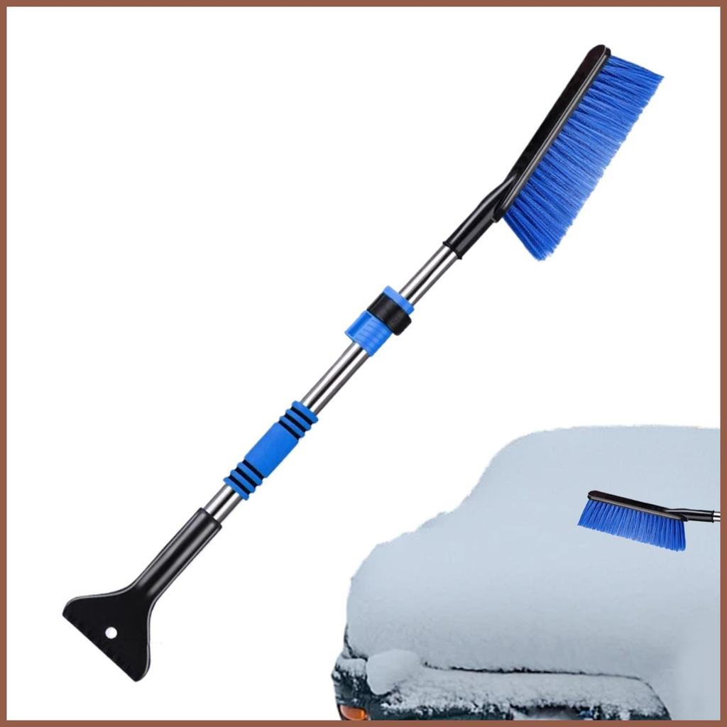 Snow Brush with Squeegee Car Windshield Scrapers Ice Brush Snow Removal ...