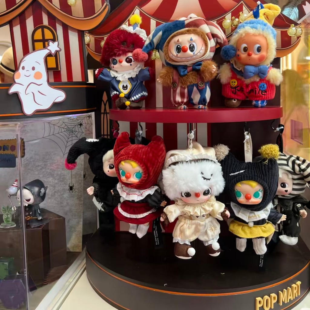 Genuine POP MART WHY SO SERIOUS Series LABUBU Clown Halloween Mystery ...