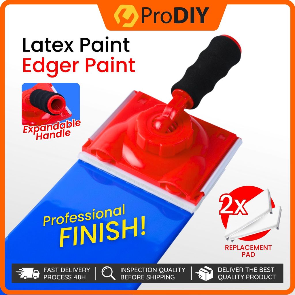 Latex Paint Edger Trimmer Paint Brush Expandable Handle 2PCS ...