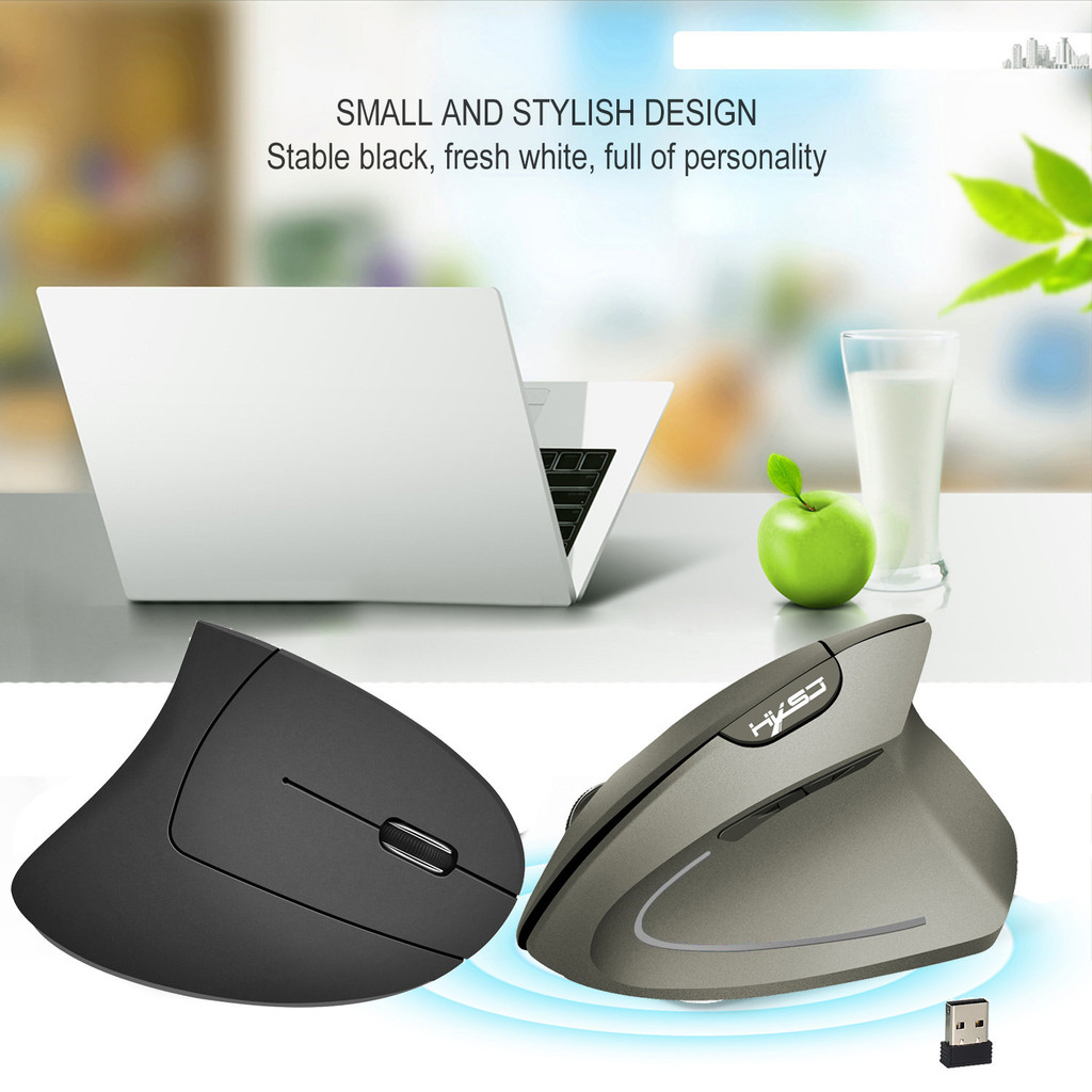 Ergonomic Design Vertical Wireless Mouse with Electromagnetic ...