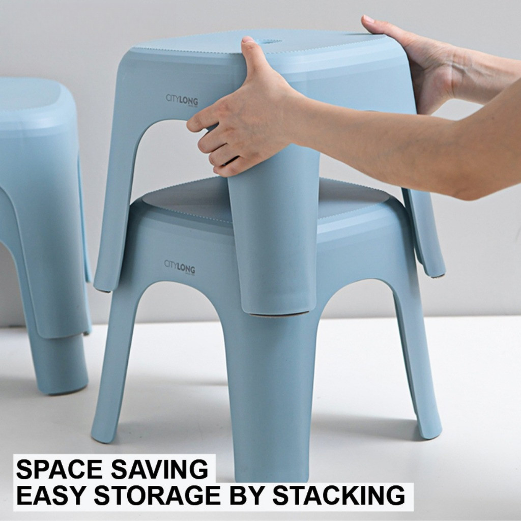 Sturdy Stackable Picnic Gathering Cuboid Sitting Stool Chair Hold Up To ...