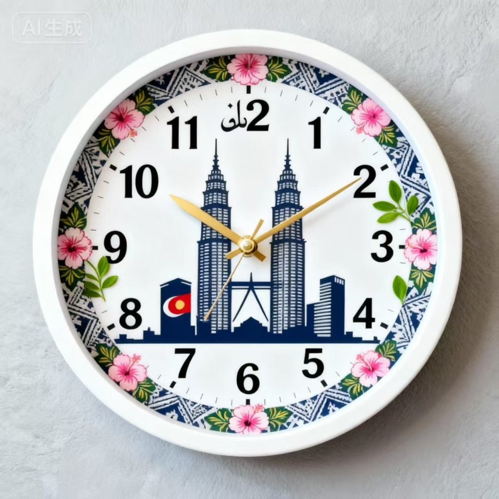 10 inch 25Cm Wall Clock Living Room Clock Bedroom Clock Silent Design ...