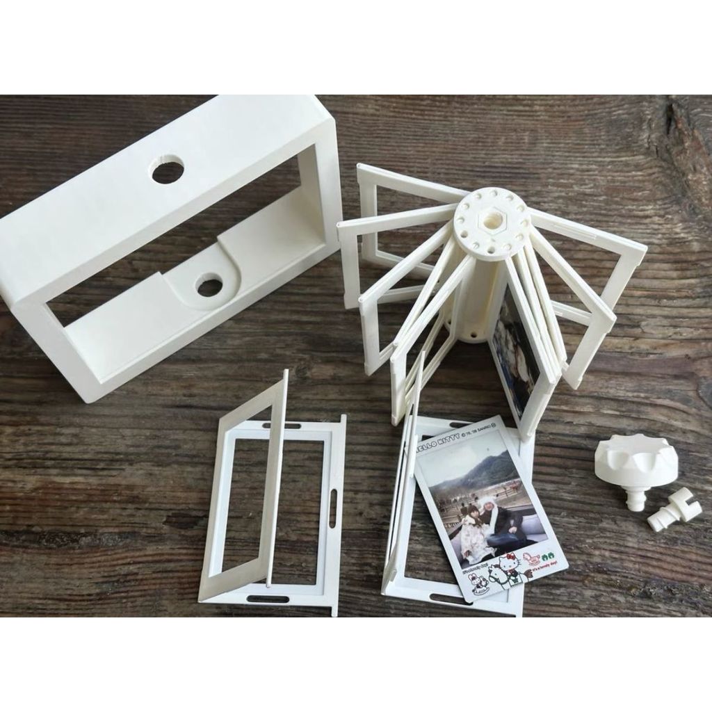 Installation-free Polaroid rotating photo frame page turning photo ...