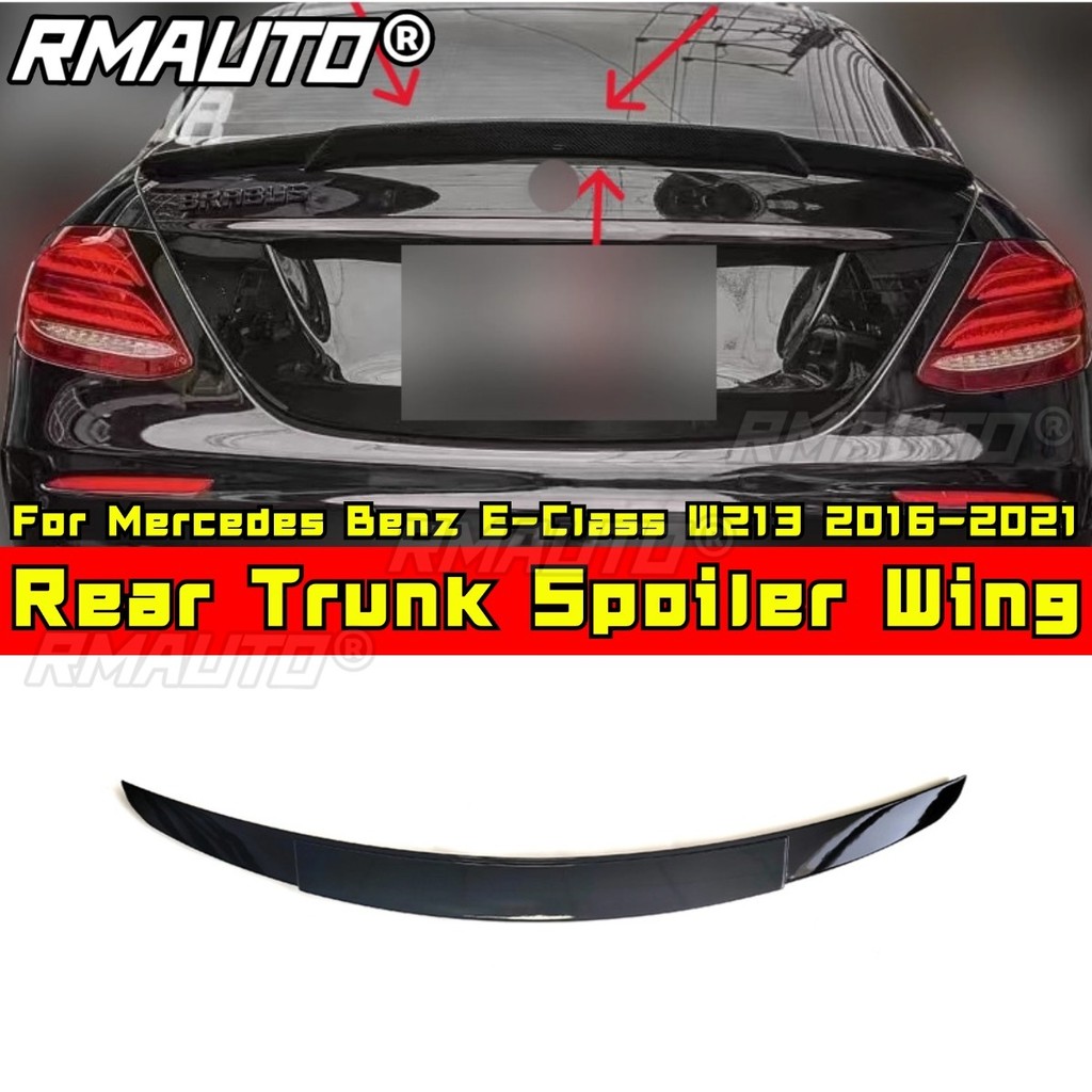 For Mercedes Benz E-Class W213 2016-2021 Car Rear Trunk Spoiler Wing ...