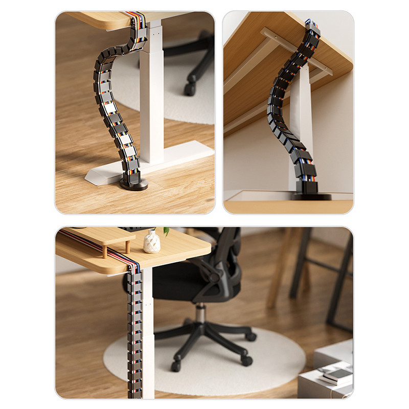 BAK Wire Spine Cable Spine 80CM Under Desk Cable Tray Wire Management ...