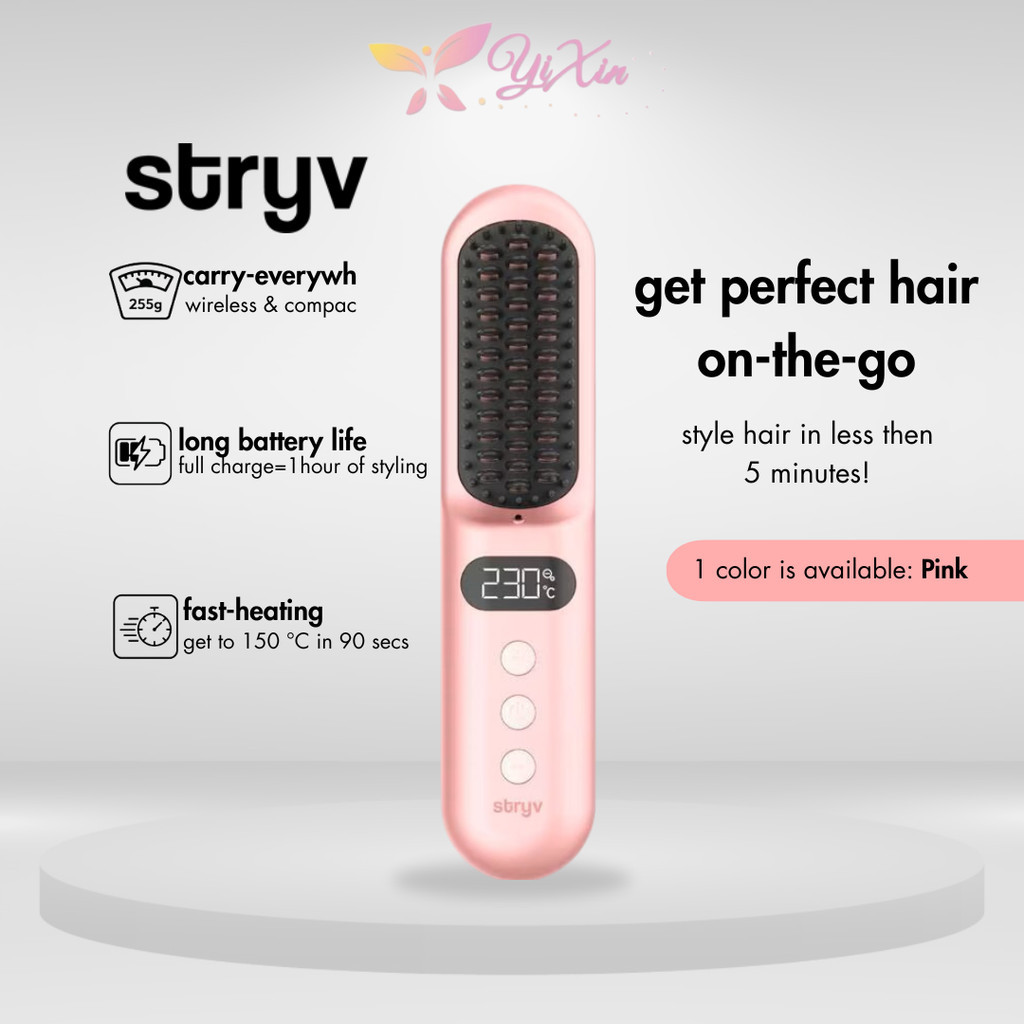 STRYV C02 Mini Styler/Wireless Hair Straight Comb | Shopee Malaysia