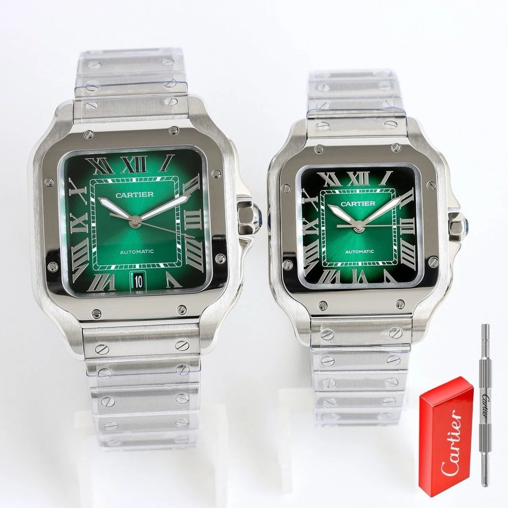 Cartier SANTOS Series Watch Technology Features: 1 ️ Mirror: Sapphire ...