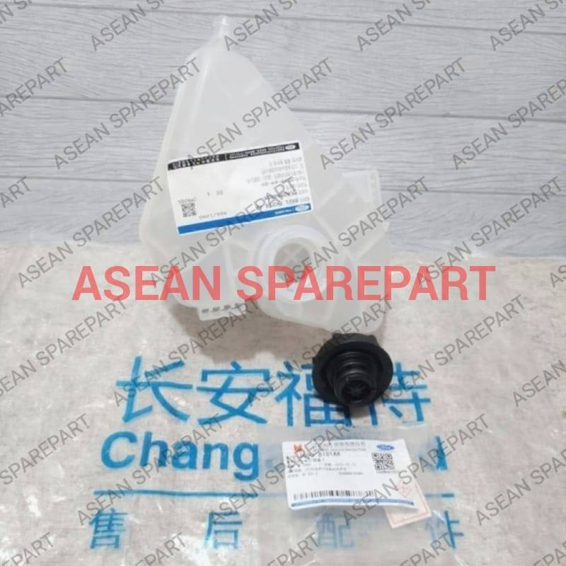 Radiator Water Reservoir + Radiator Cap Ford Fiesta - Original Ford ...