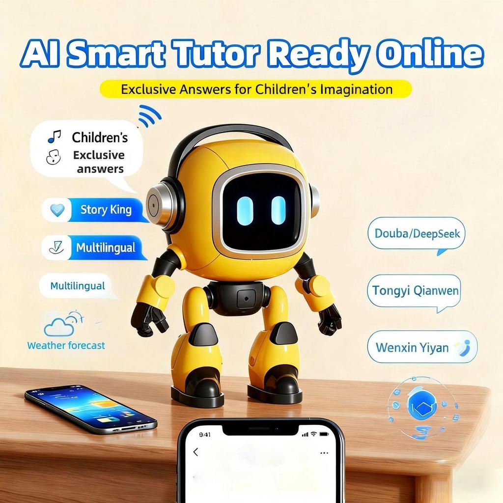 AI Robot Learning Educational Interactive Toys AI-Powered Smart Robot ...