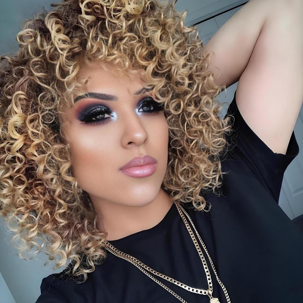 Gaya Eropah dan Amerika Rambut Pendek Rambut Palsu Afrika Potongan ...