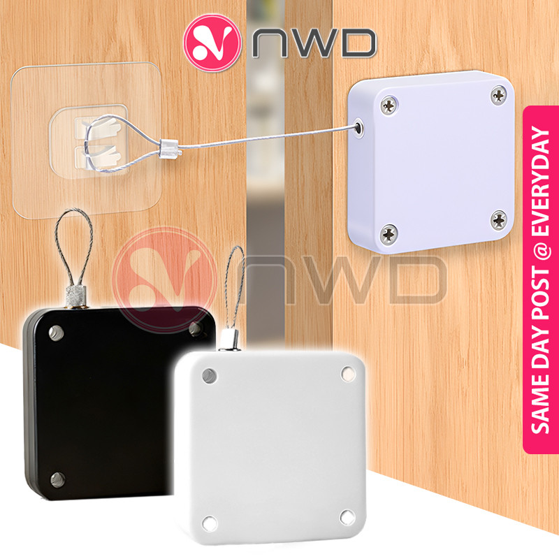 𝗠𝗔𝗚𝗜𝗖 𝗣𝗨𝗟𝗟 》 Automatic Door Closer Bracket Adjustable Wire Rope Penutup ...