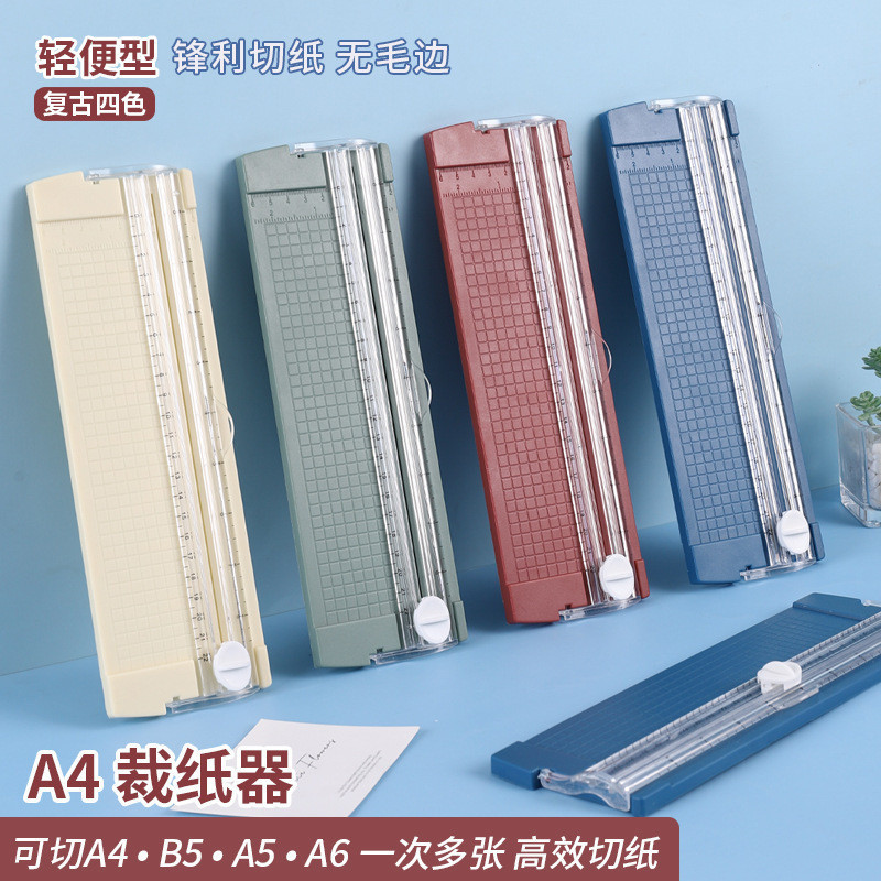 Cross-Border A4 Paper Cutter Small Portable Plastic Paper Cutter Handy ...