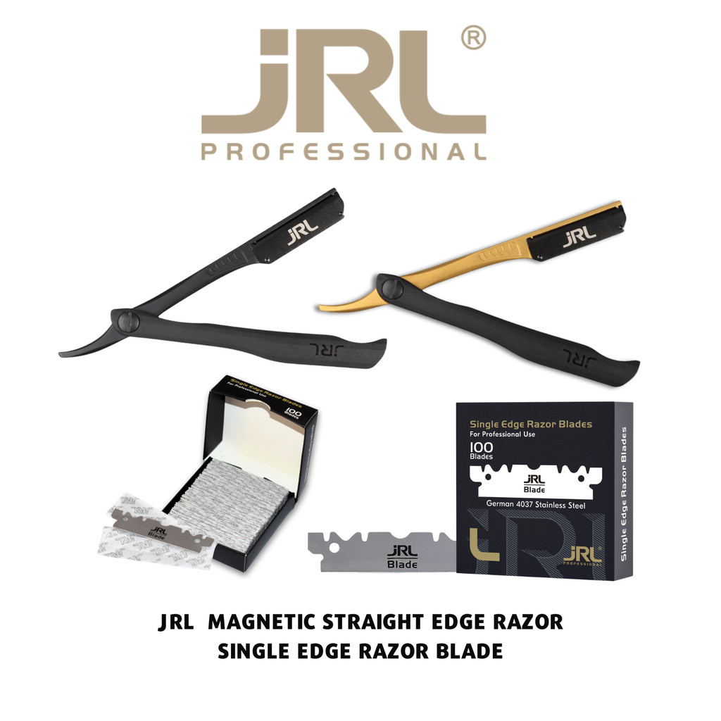 JRL MAGNETIC STRAIGHT EDGE RAZOR SINGLE EDGE RAZOR BLADE BARBERSHOP ...