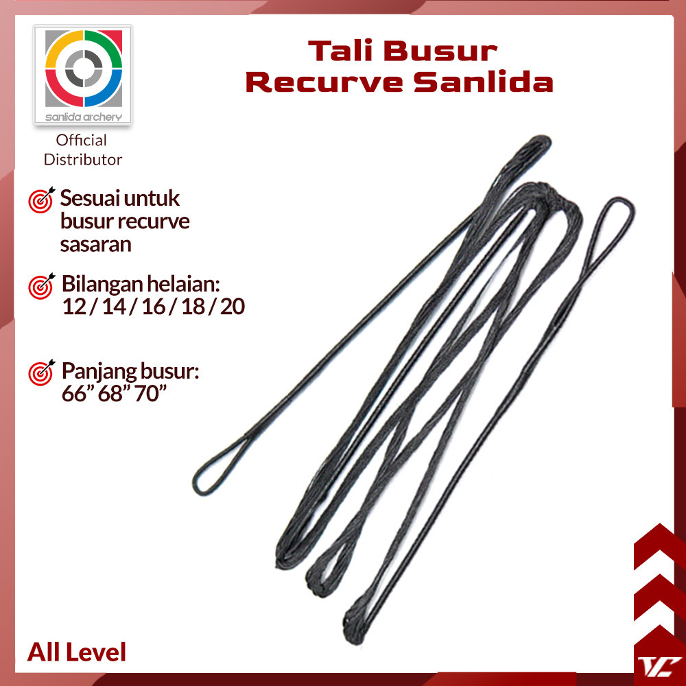 V Club Archery Sanlida Recurve Bow String - BCY Material -12/14/16/18 ...