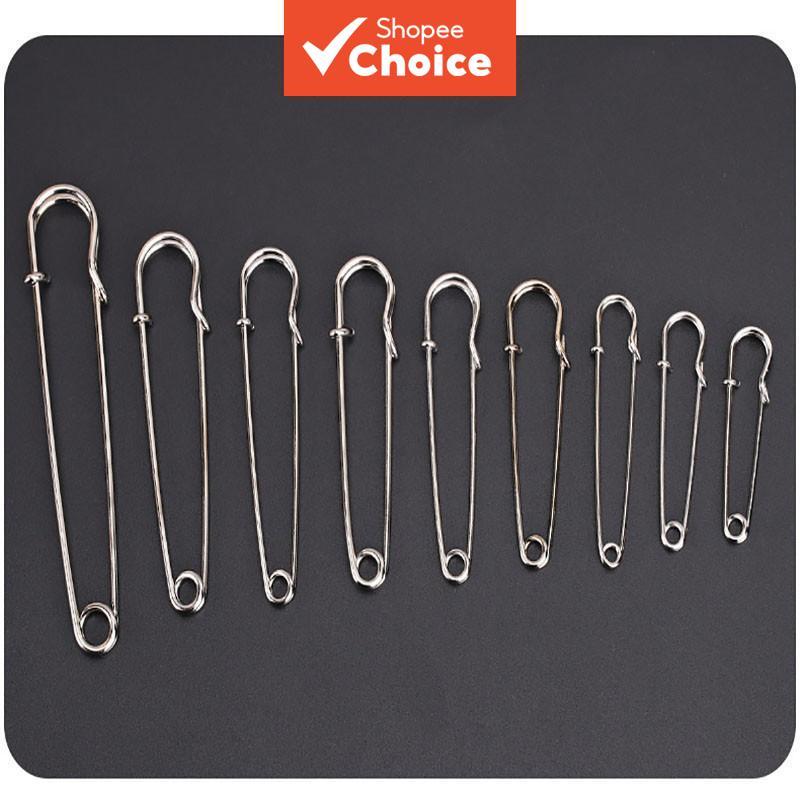 20pcs Safety Pins - 75mm Steel Lock Pins, Bulk Quilting Fasteners, DIY ...