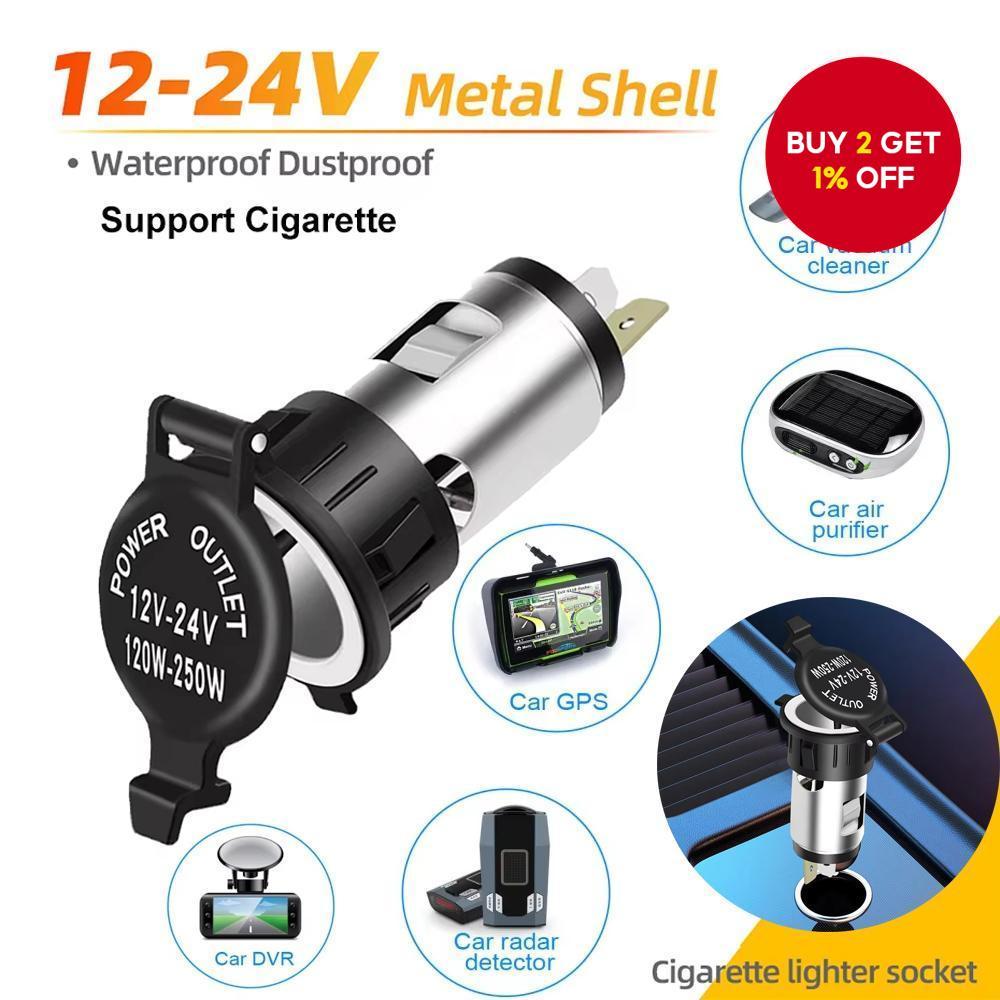 New Cigar Lighter Socket DC 12V Car Cigarette Lighter with Cable - 12V ...