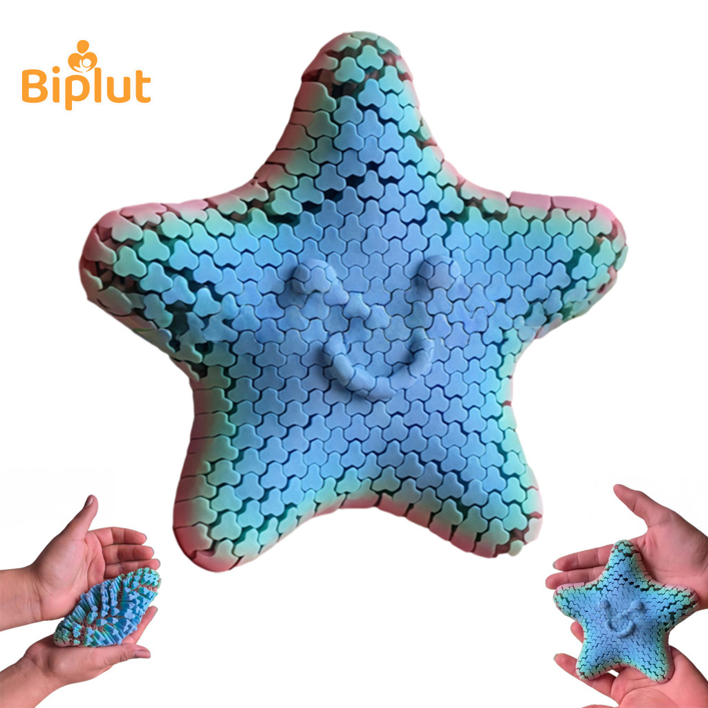 Focus and Calm Toy Hand Therapy Toy Sensory Fidget Star 3d Printed ...