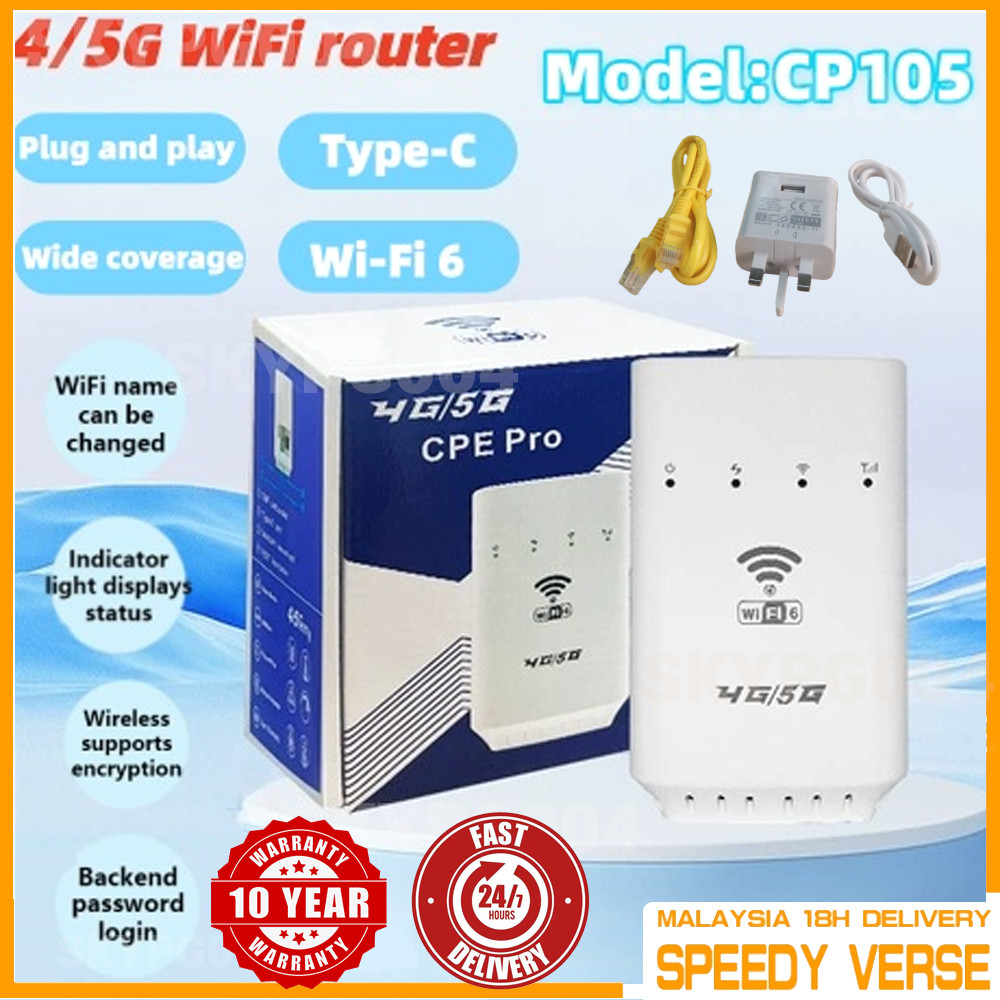 5G Router with SIM Card Slot, Wi‑Fi 6 Speed | Shopee MY