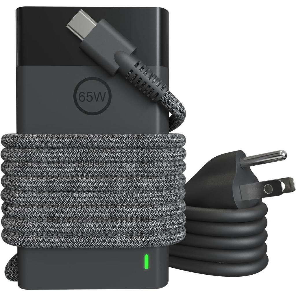 Pengecas Komputer Riba USB Jenis C Serasi dengan Komputer HP 65W USBC ...