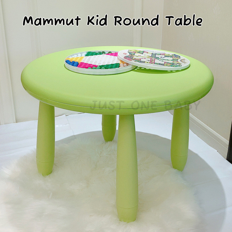 Mammut Kids Study Round Table Meja Belajar Budak Children Furniture (no ...