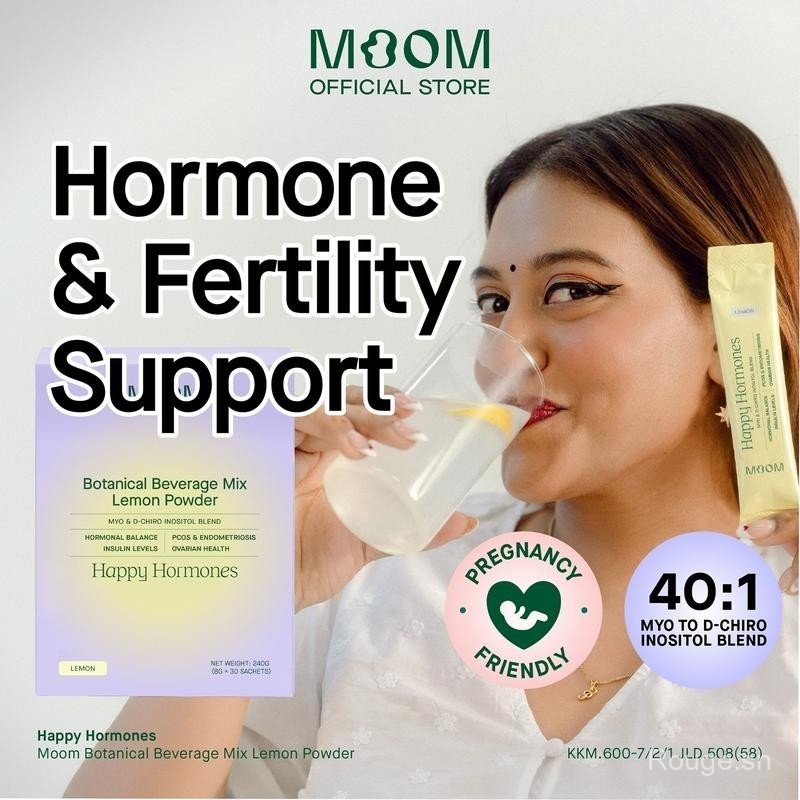 Moom Health Botanical Beverage Mix - Happy Hormones Support For PCOS ...