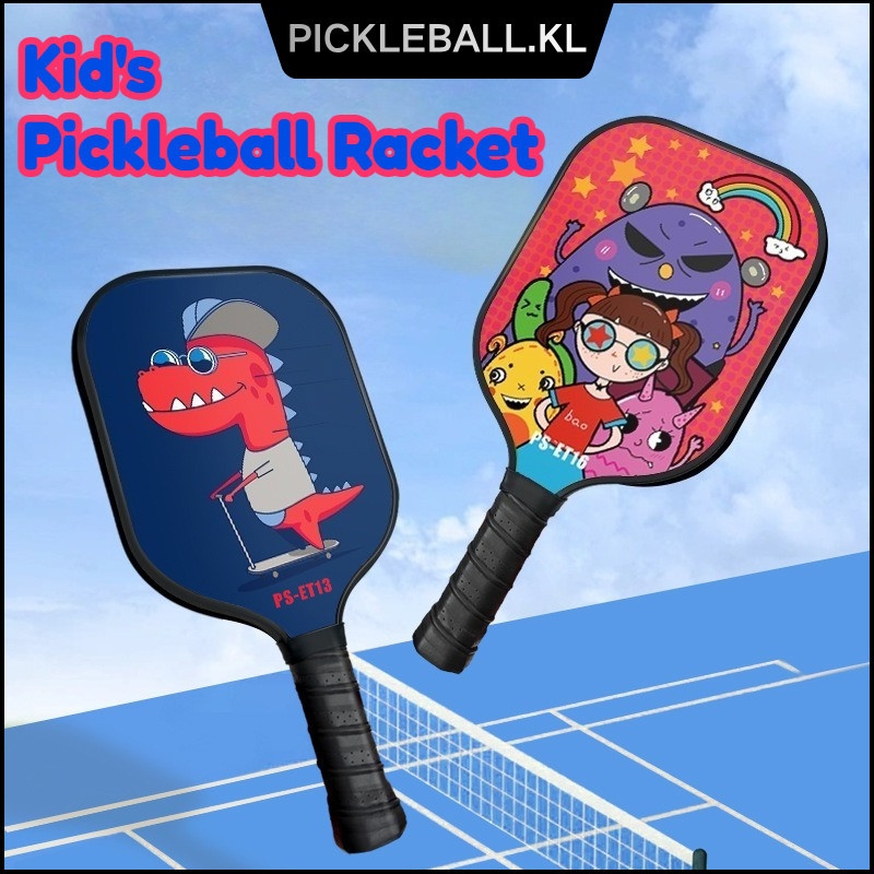 Pickleball Paddle Kids Set Fiberglass Lightweight Racket for Beginners ...