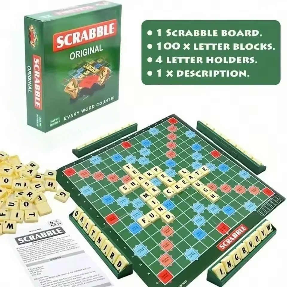 English Spelling Solitaire Box Alphabet Chess Educational Toys Travel ...
