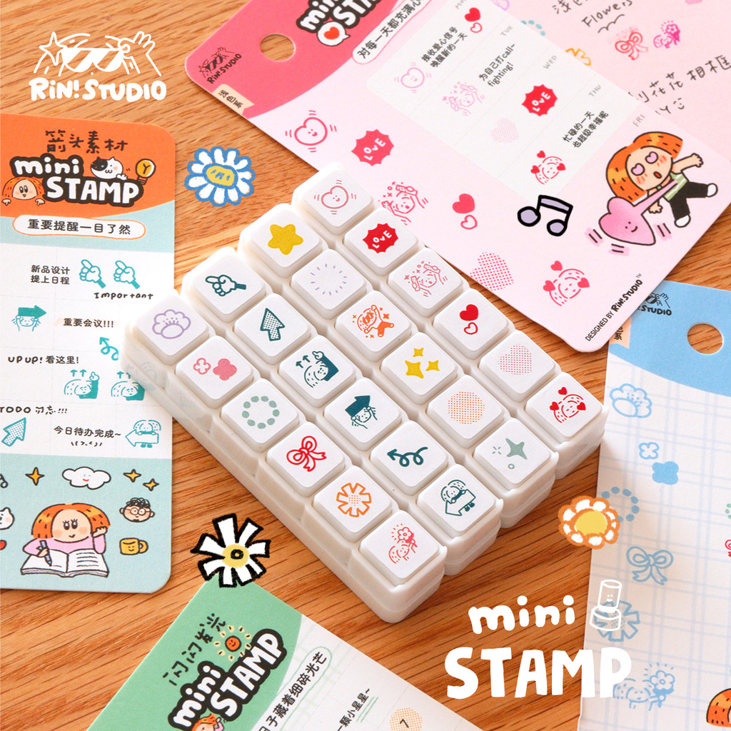 [Lin Hammer] No. 4!Original Six-Piece Seal Cute Daily Handbook ...