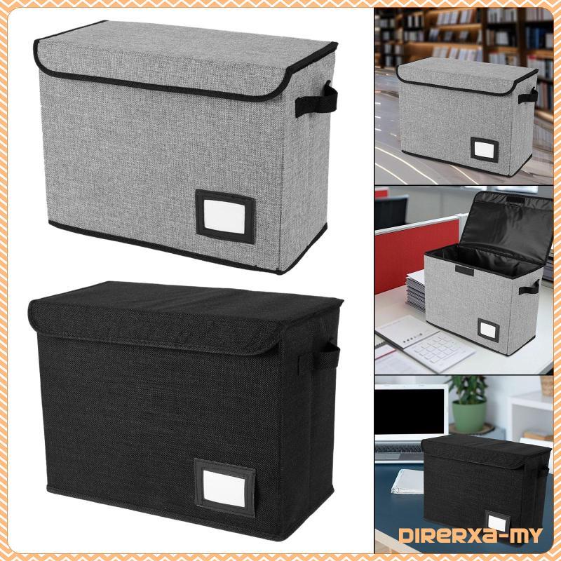 [DirerxaMY] Comic Book Storage Box Bin Container ,with Lid and Label ...